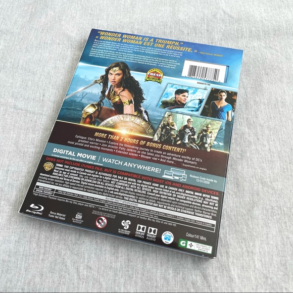Wonder Woman Blu-Ray + DVD Set Movie Film 2017 Release - Picture 3 of 8